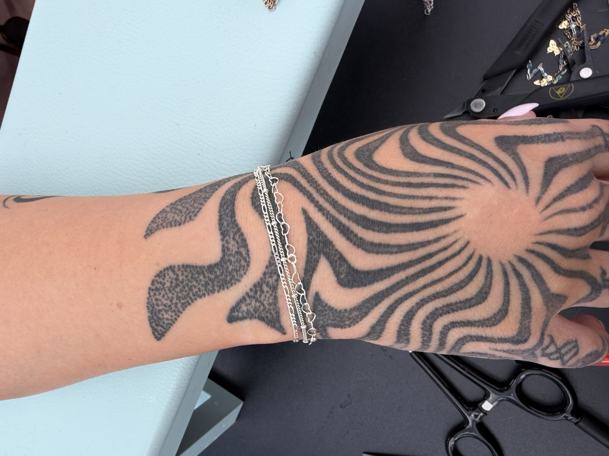 Permanent jewelry wrist chain